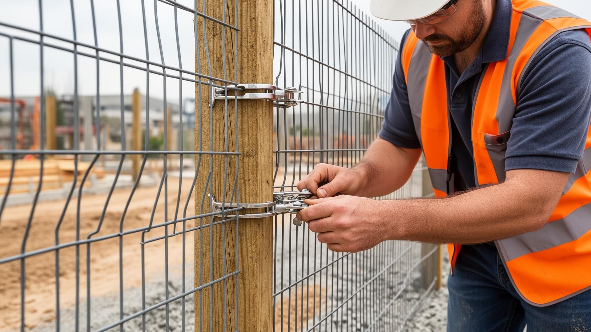 Doppelstabmattenzaun aufbauen – Anleitung